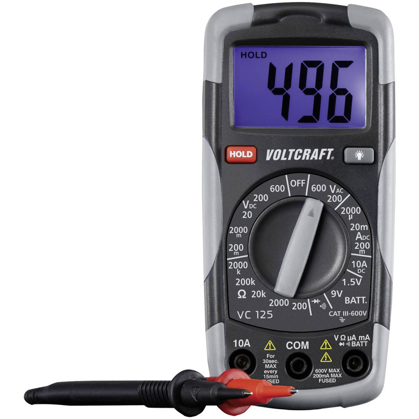 voltcraft Hand-Multimeter digital DT-TEST-KIT 150 Kalibriert: Werksstandard - 4016138917819