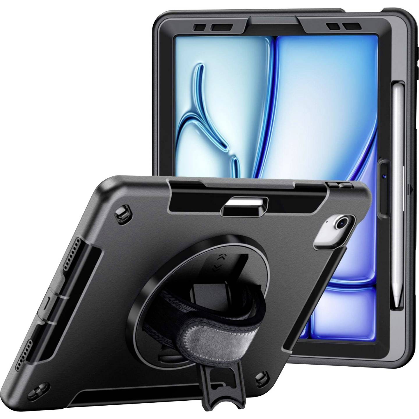 JT Berlin Tablet-Cover für Apple iPad Air 11" (M4, M3, M2) schwarz Back Cover - 4260744253391