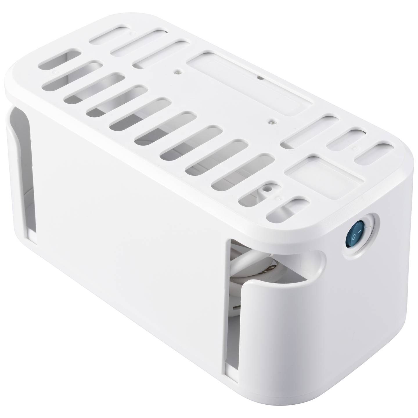 Sygonix Steckerbox Steckdosenleiste 5-fach USB Schutzkontakt Kabelmanagement - 4064161319506