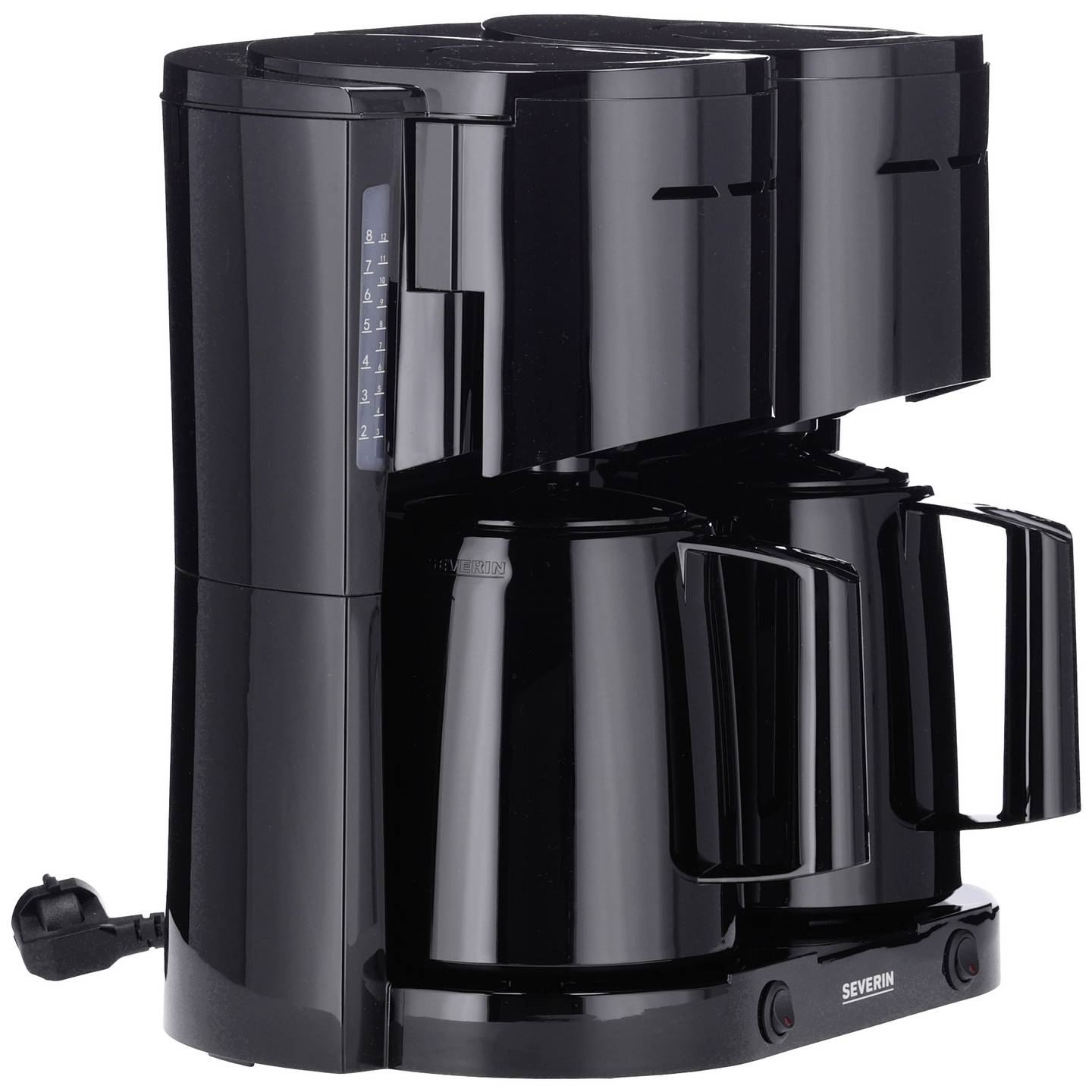 Severin Kaffeemaschine Filterkaffeemaschine 2000W Isolierkanne schwarz 16 Tassen - 4008146041525