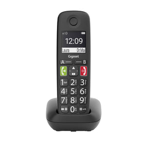 B-Ware Gigaset Schnurloses Telefon E290 DECT Telefon Babyphone Freisprechen schwarz