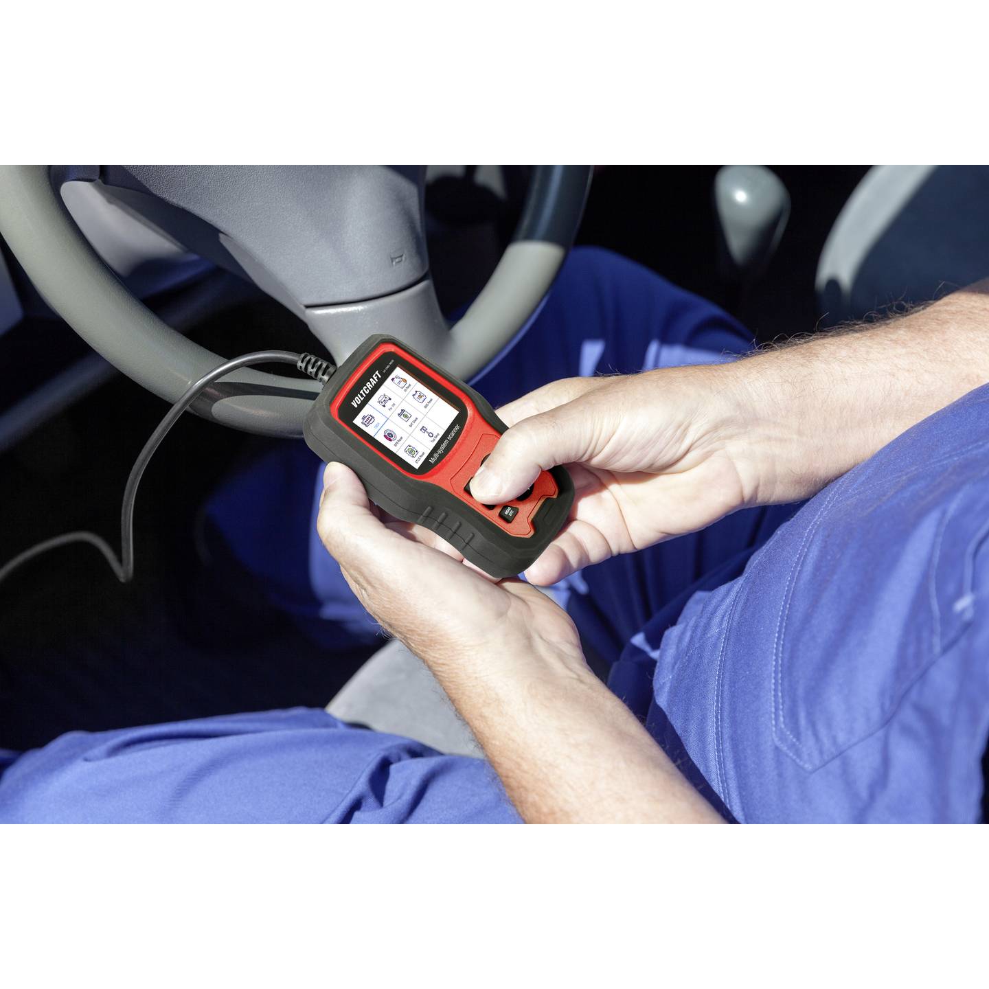 Voltcraft OBD II Diagnosetool VC-OBD-9610 Fahrzeugdiagnose VW Fehlercodes - 4064161230535
