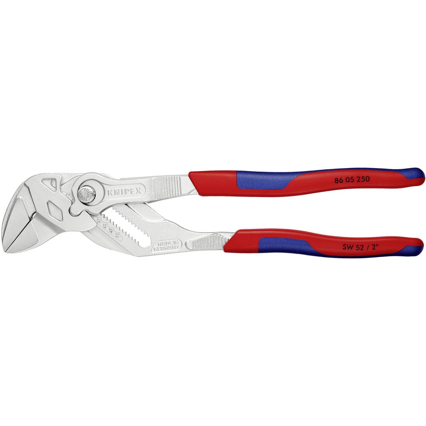 Knipex 86 05 250 Zangenschlüssel 250mm Zange Wasserpumpenzange SW 52mm - 4003773047841