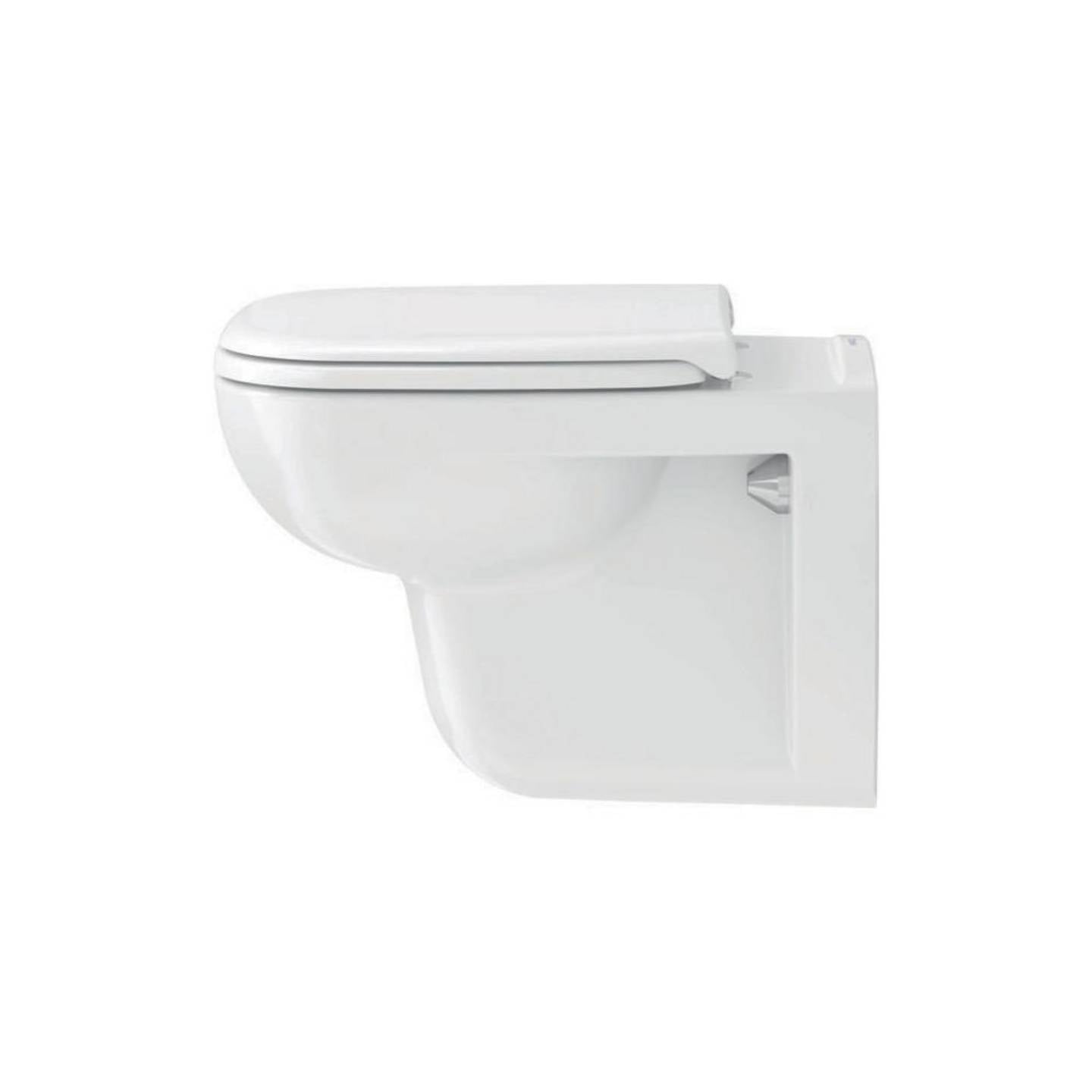 Duravit WC-Sitz D-Code Weiß mit verdeckten Edelstahlscharniere Bad WC-Sitz 78cm - 4021534384769