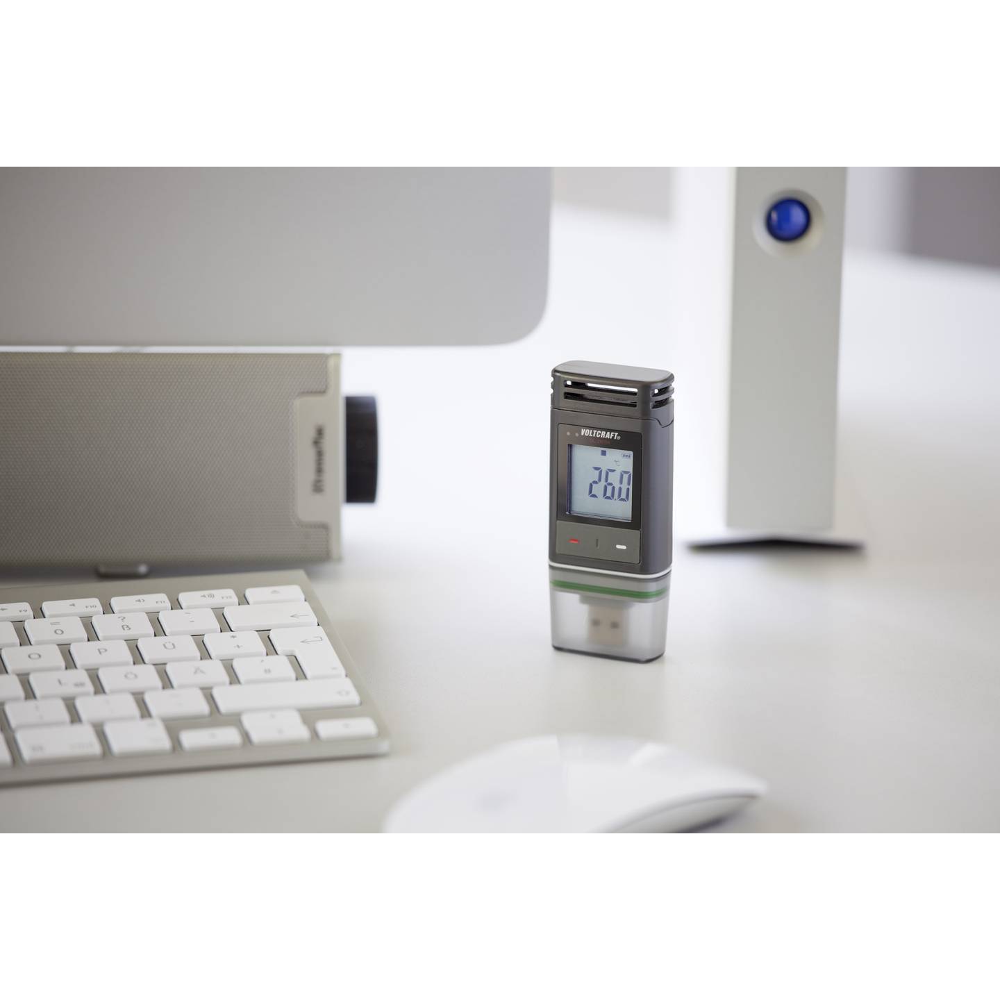 VOLTCRAFT DL-200T Datenlogger mobiler Funk-CMOS-Scanner IP65 Bluetooth - 4016139081274