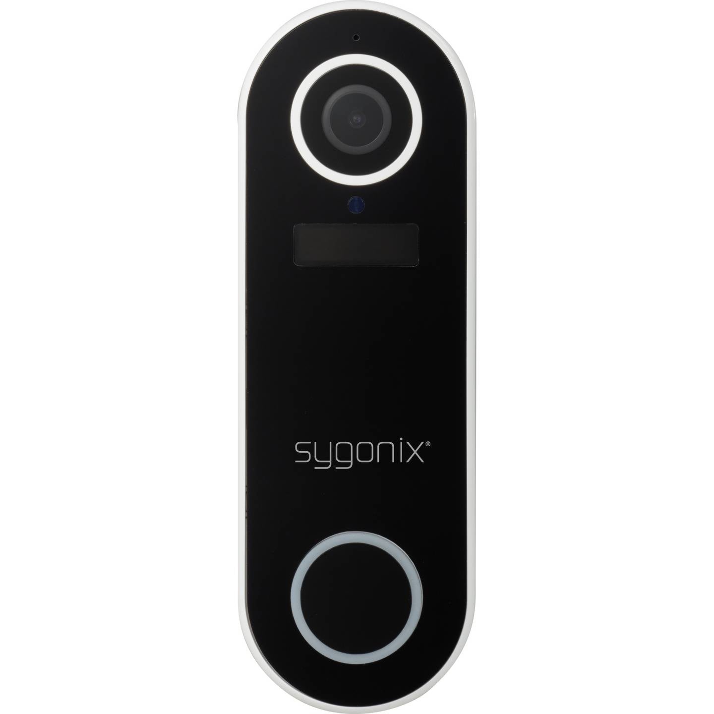 Sygonix IP-Video-Türsprechanlage WLAN Außeneinheit Weiß 1080p Kamera Alexa 76mm - 4064161160627