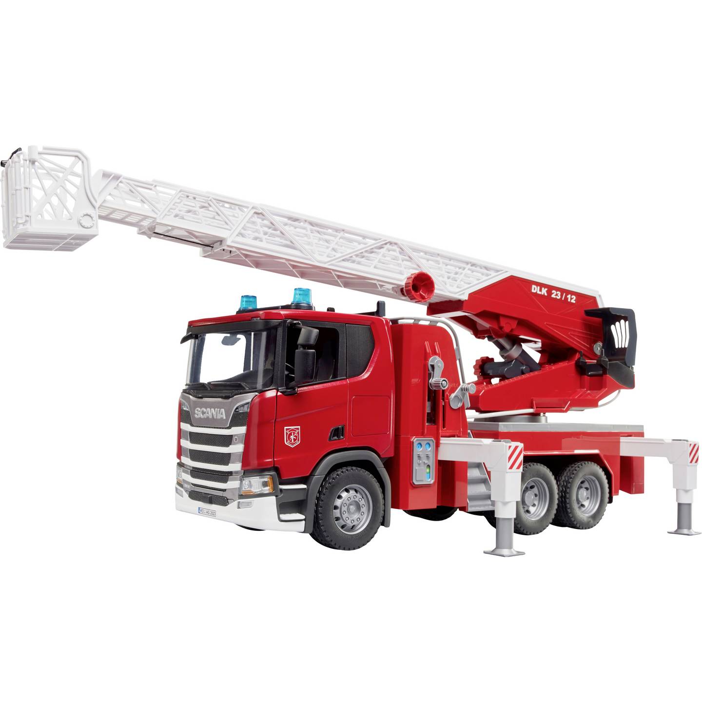Bruder Feuerwehrleiterwagen Scania Super 560R Modell Nutzfahrzeug 1:16 Spielzeug - 4001702035914