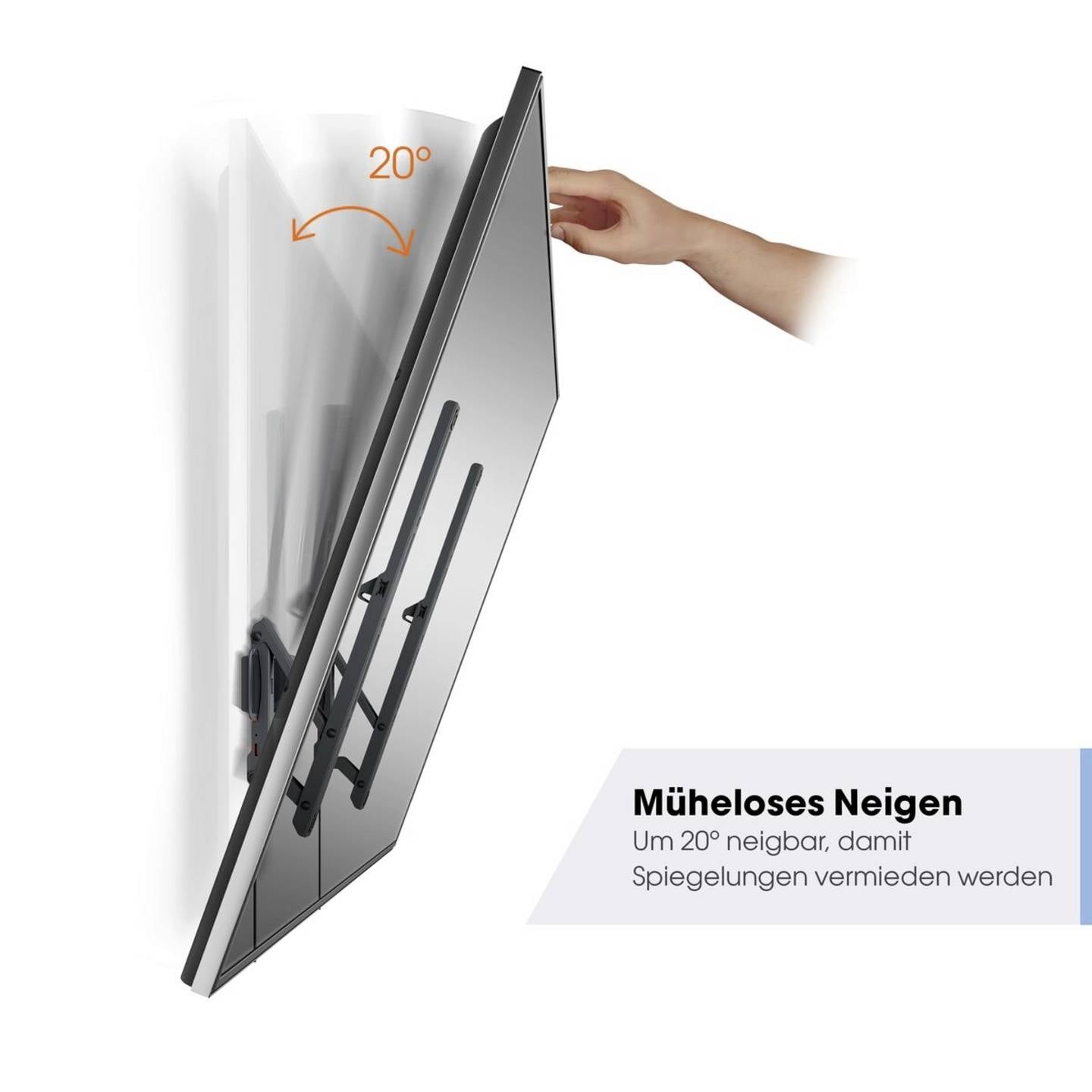 Vogel's TV-Wandhalterung Neigbar für 32-65 Zoll Fernseher bis 25kg schwarz - 8712285347740