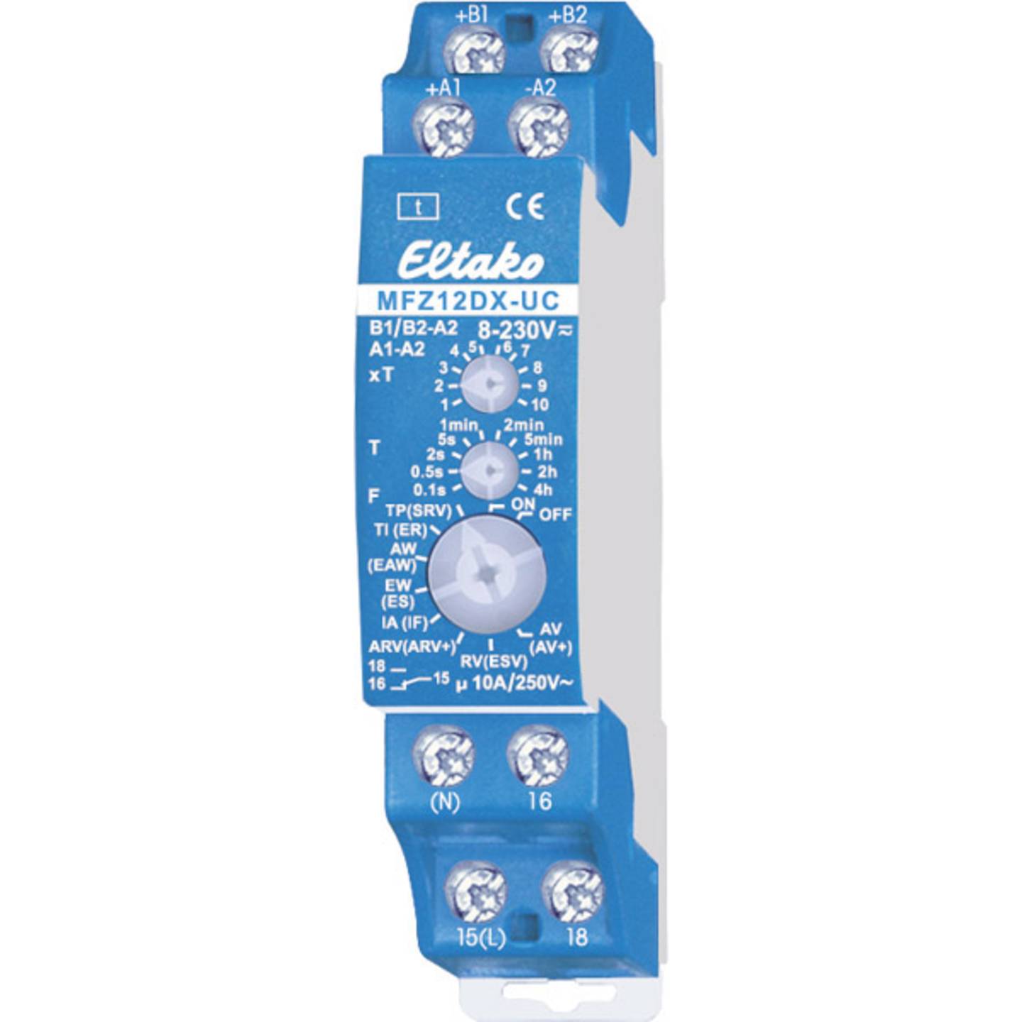 Multifunktions-Zeitrelais 18 Funktionen Zeitrelais Steuerung Timer Gerät 500W - 4010312603086