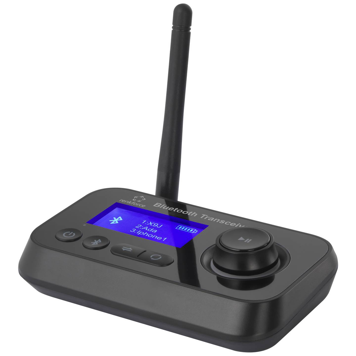 Renkforce Bluetooth Musik-Sender Empfänger RF-BTR-210 5.0 Reichweite 10m schwarz - 4064161214764