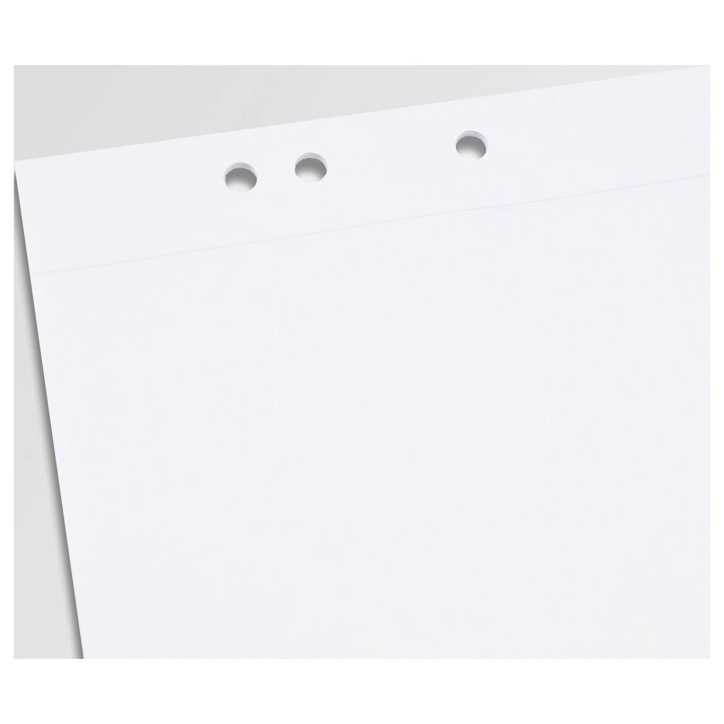 Sigel Flipchartblock 100 Blatt (5x20) blanko 68x98cm für Teamarbeit in Weiß - 4004360767739