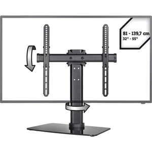 B-Ware SpeaKa Professional TV-Standfuß neigbar schwenkbar höhenverstellbar schwarz