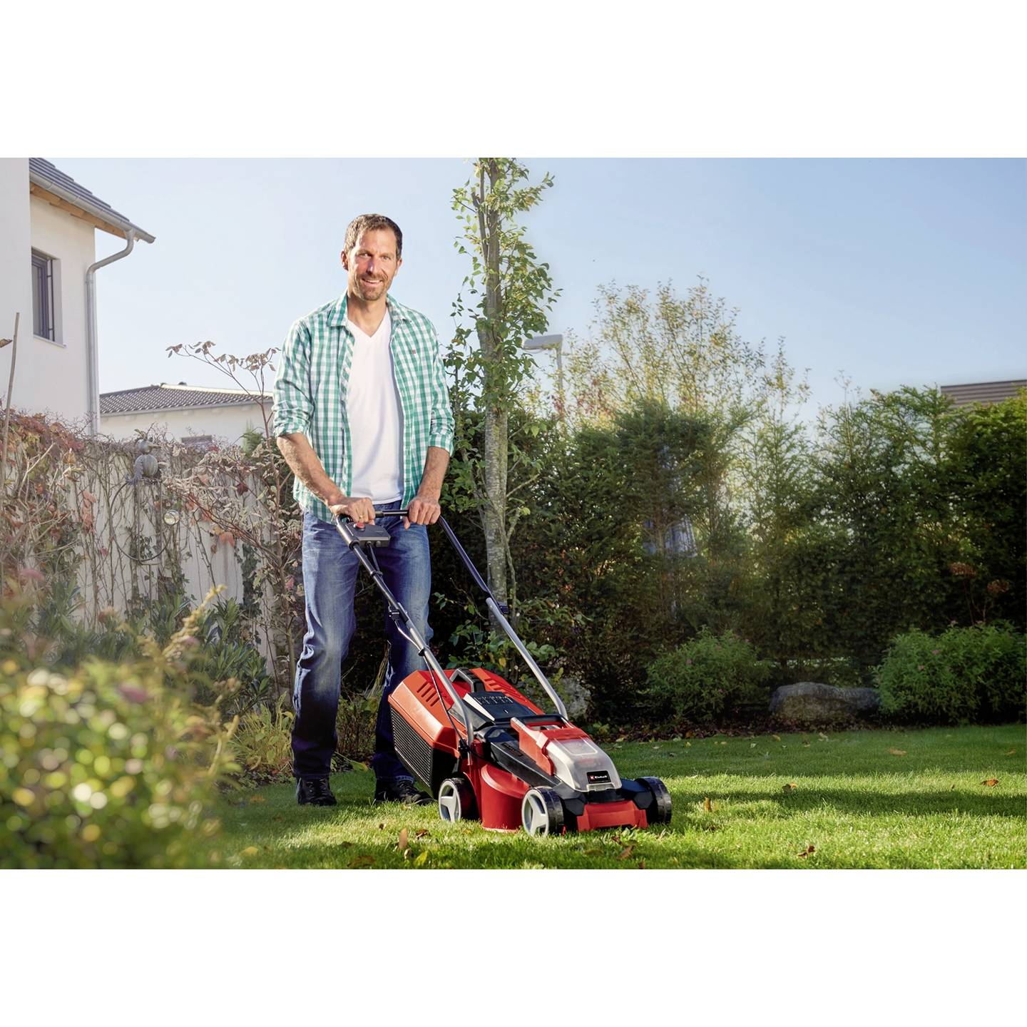Einhell Power X-Change Rasenmäher Akku Mäher 30cm klappbar bis 150m² 18V Akku - 4006825629163
