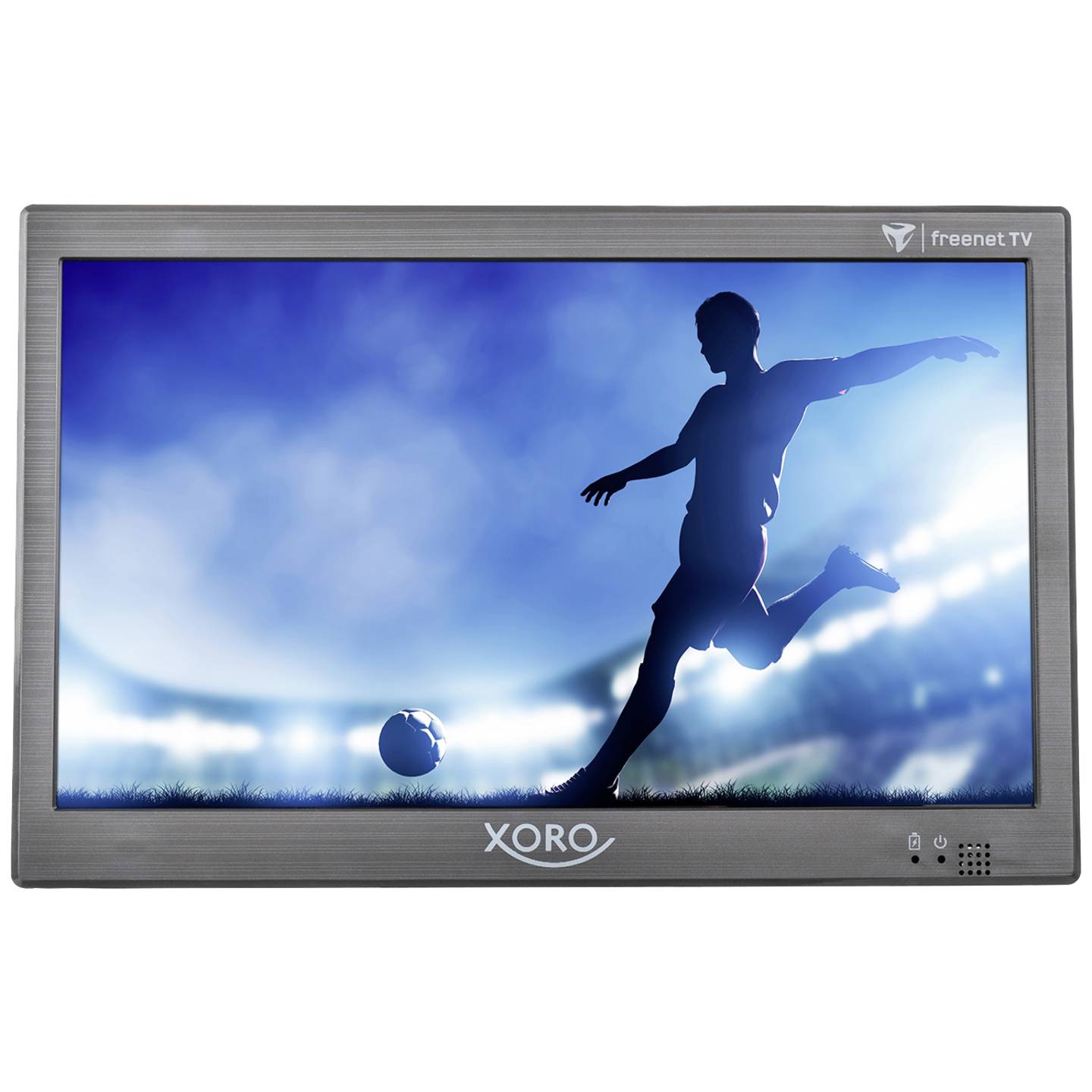 Xoro Tragbarer TV 10 Zoll LCD DVB-T Akku 12V Kfz-Anschluss grau 5.5h Laufzeit - 4260427614129