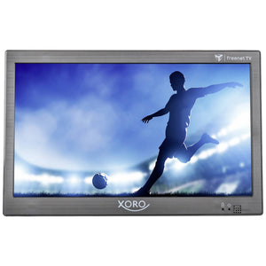 B-Ware Xoro Tragbarer TV 10 Zoll LCD DVB-T Akku 12V Kfz-Anschluss grau 5.5h Laufzeit