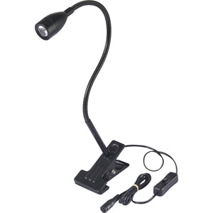 B-Ware Sygonix Tischlampe LED Schwanenhals SY-6737554 Lampe flexibel schwarz 350mm