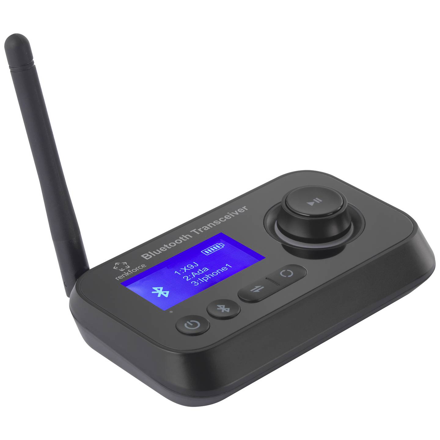 Renkforce Bluetooth Musik-Sender Empfänger RF-BTR-210 5.0 Reichweite 10m schwarz - 4064161214764