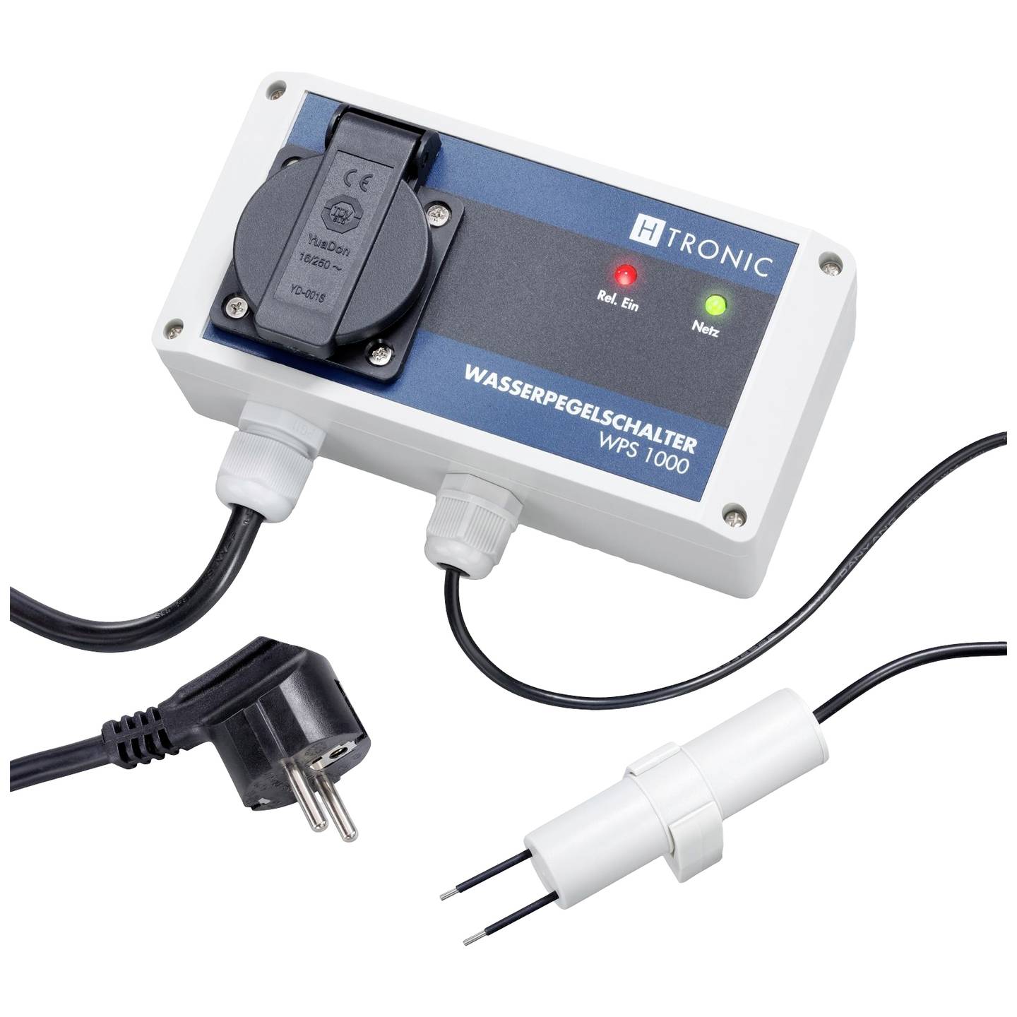 H-Tronic Niveauregler WPS 1000 Füllen Leeren 230V 4A Kunststoff 10m Länge - 4260003173262