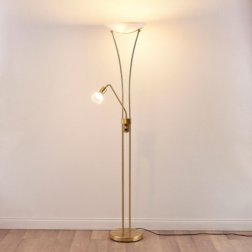 Lampe de lecture Lindby Felicia Uplighter, lampe de salon, lampadaire 514