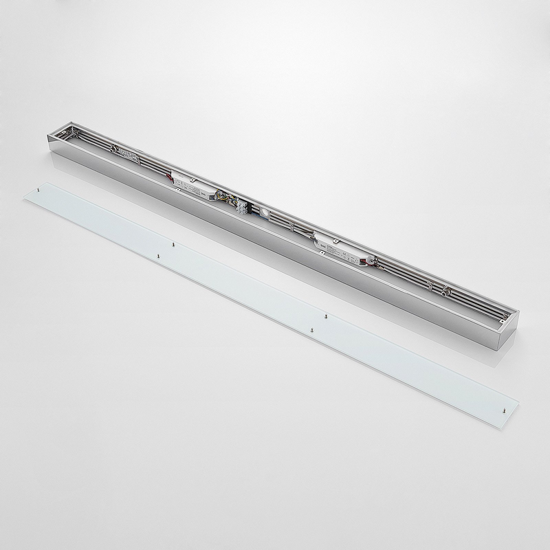 B-Ware Lindby Layan Led Bad Wandleuchte Wandleuchte Lampe Badezimmerlampe Chrom 120 cm