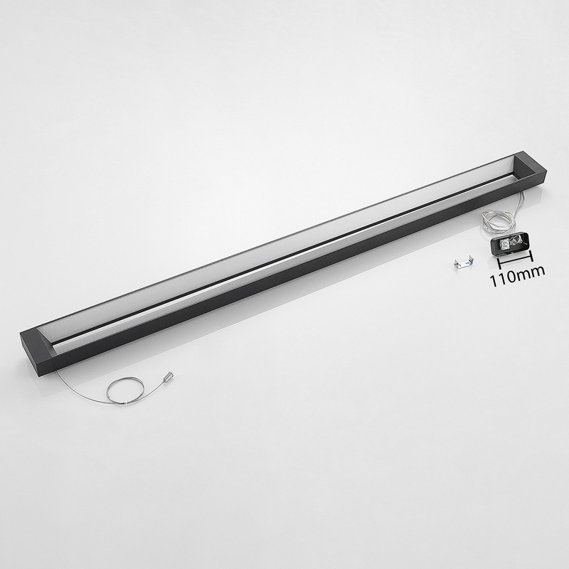 B-Ware Arcchio LED Pendelleuchte Hängelampe Cuna schwarz Bürobeleuchtung Aluminium