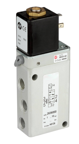 Distributeur pneumatique Imi Norgren de qualité B, référence 2636047024523050, accessoire pour vanne pneumatique (1 pièce)
