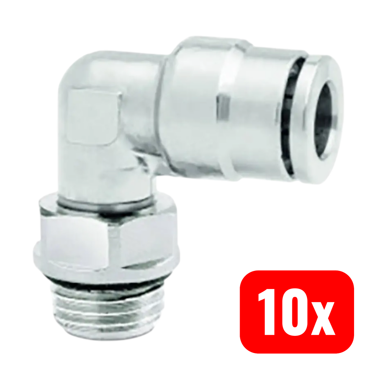 IMI NORGREN Winkelverbinder 102470428 Zylindrisches Gewinde O-Ring 4mm 10 STÜCK - 4016138025620