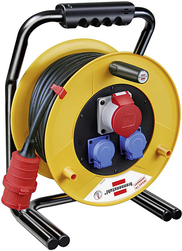 B-Ware Brennenstuhl 1316200 Kabeltrommel 40 M Schwarz Cee Stecker 16 A 5polig - 4007123058112