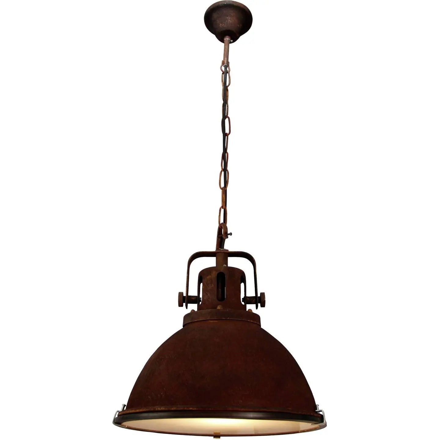 B-Ware Brilliant Industriestil Hängeleuchte Jesper Hängeleuchte Lampe Leuchte E27 Rost - 4004353302558