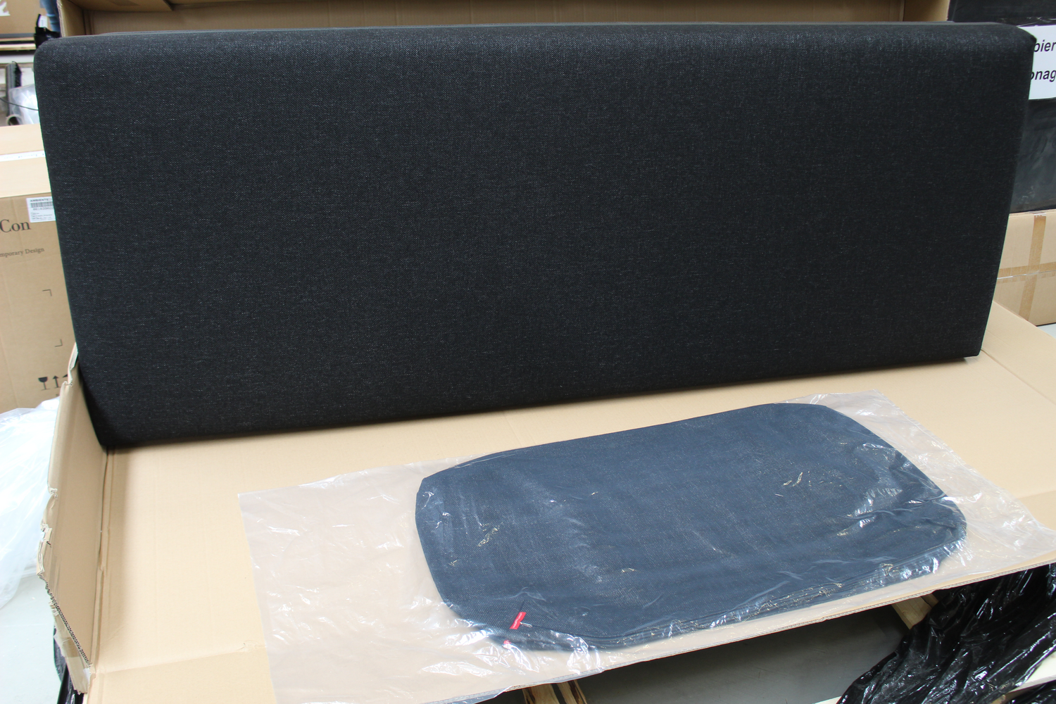 B-Ware Innovation Living Sofasitz Kissenbezüge Idun Schlafsofa 195x75x18 Cm Twist Black - 5700110774857