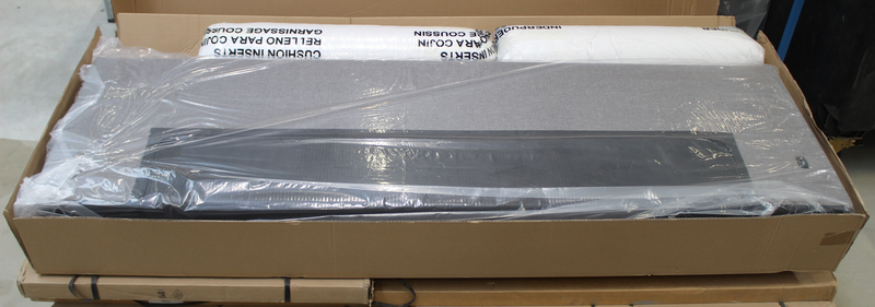 B-Ware Innovation Living Rücken Lehne Kissen Für Bragi Schlafsofa 200x61x20 Cm Hellgrau - 5700110810494