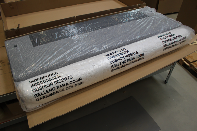 B-Ware Innovation Living Rückenpolster Sofakissen Idun Trym Sofa Ersatzbezug Grau 565 - 5700110881326