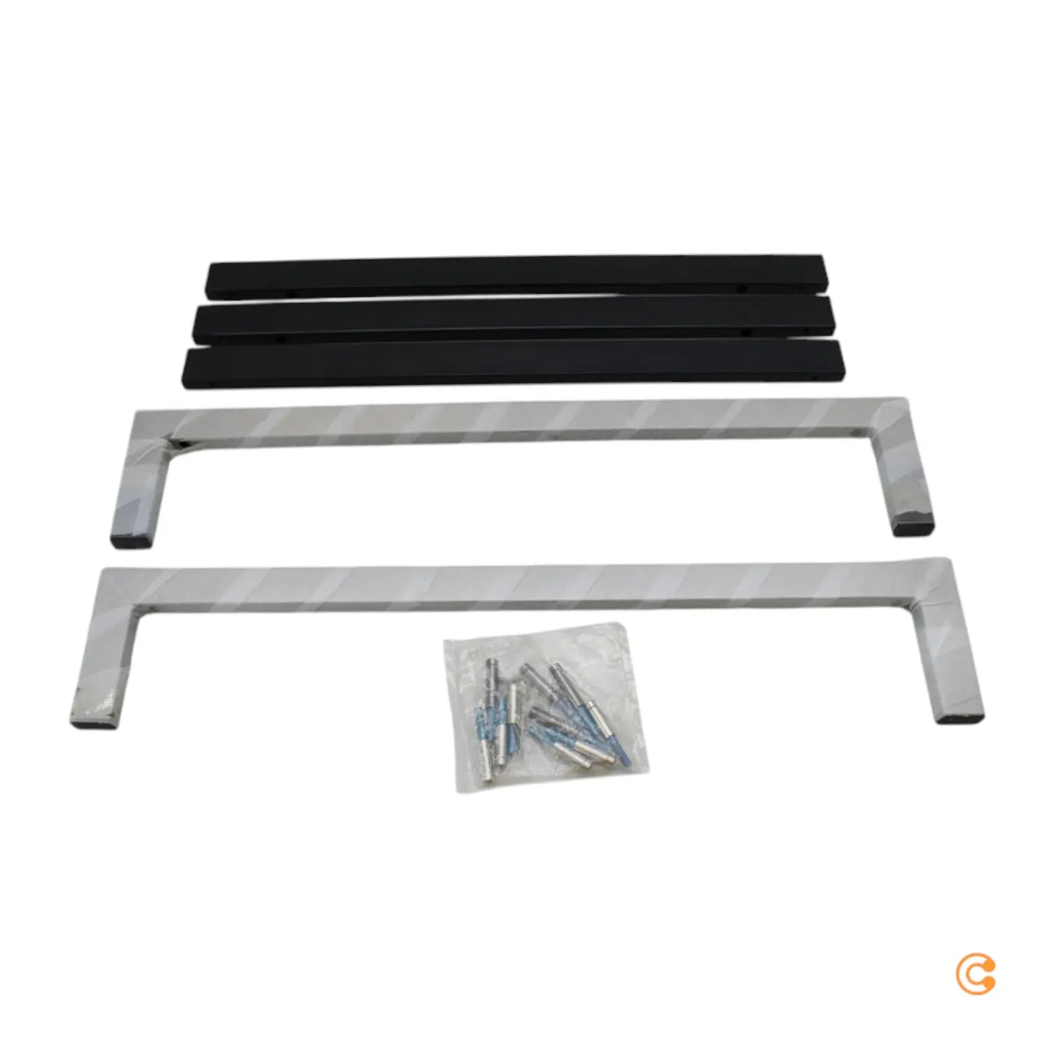 B-Ware Innovation Living Gestell Für Splitback Sessel Stuhl Edelstahl Chrom Schwarz - 5700110611855