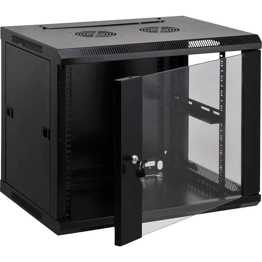 Intellinet 712088 19" Netzwerkschrank Verteilerschrank 12 He Schwarz Ral 9005 B-Ware - 766623712088