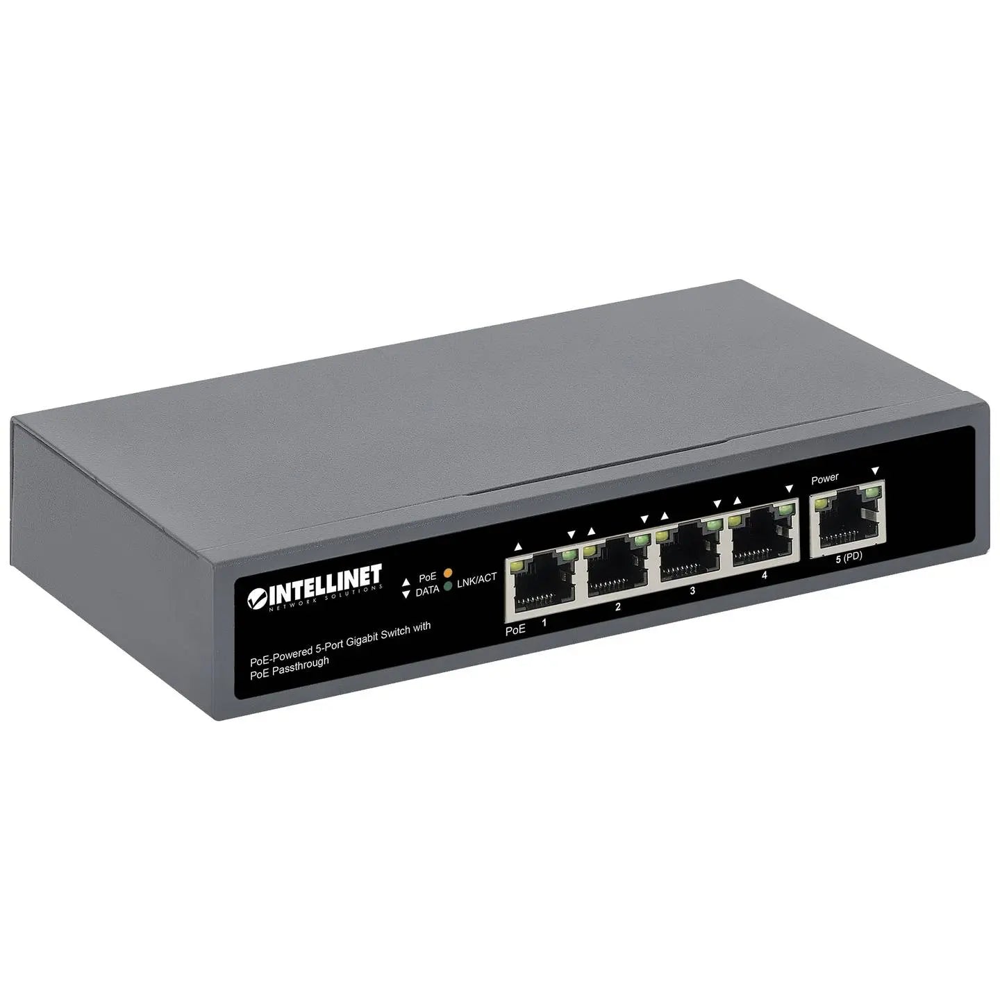 B-Ware Int Switch Netzwerkgerät Po E Switch 5 Port Gigabit Passthr 65 W - 766623561808
