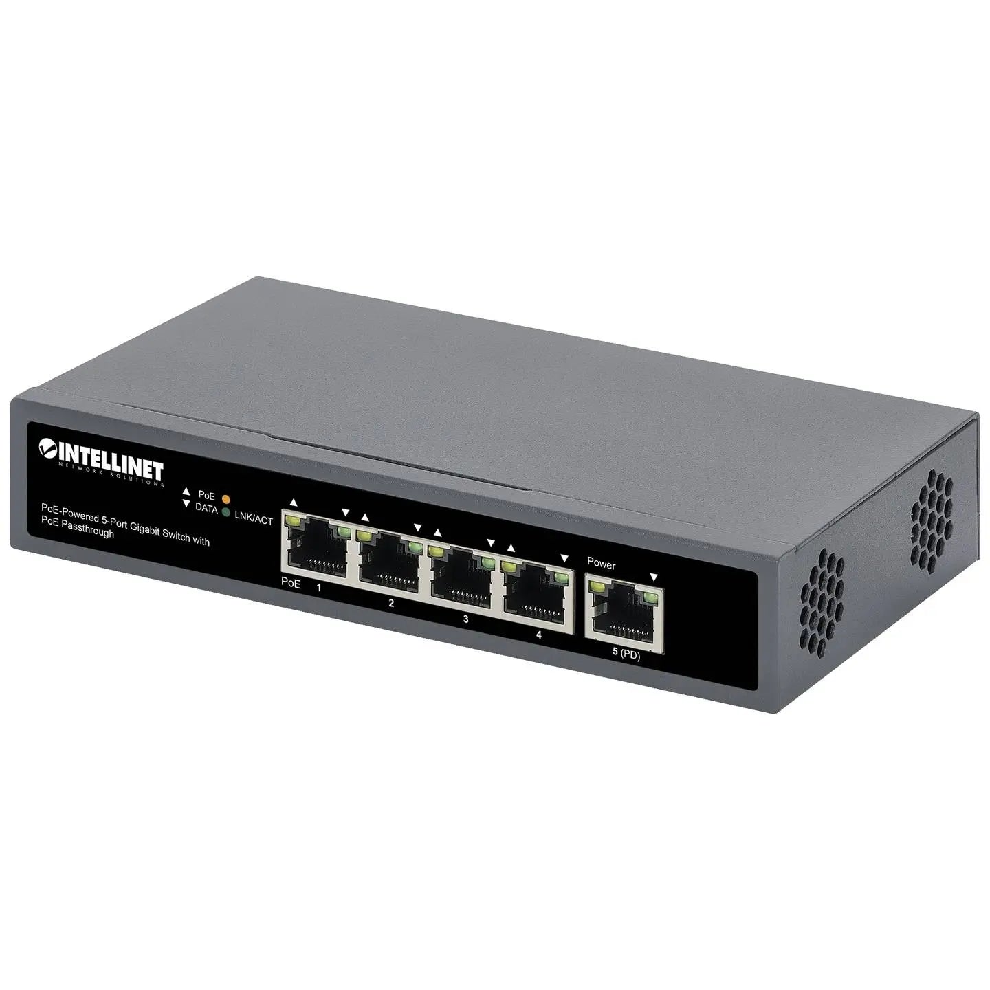 B-Ware Int Switch Netzwerkgerät Po E Switch 5 Port Gigabit Passthr 65 W - 766623561808