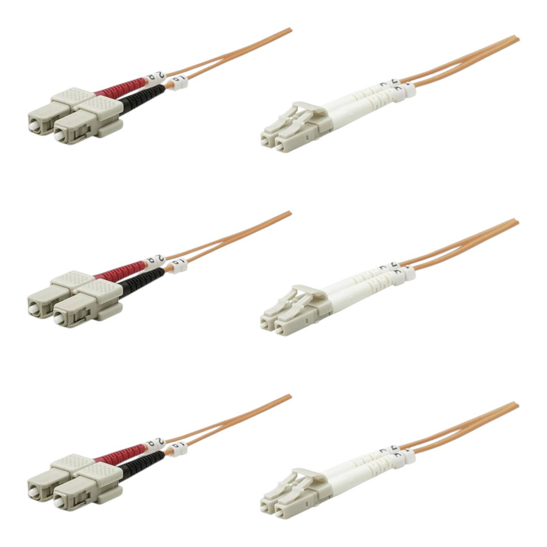 3 Stück Intellinet 470353 Glasfaser Lwl Anschlusskabel 1x Lc  & 1x 3 Stück B-Ware