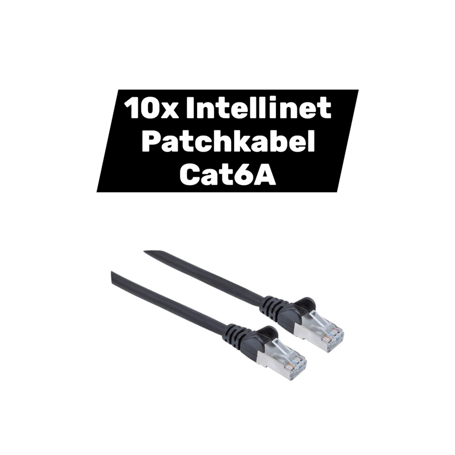 Intellinet Patchkabel Netzwerkkabel Cat6 A Cu S/Ftp Lsoh 5.00m 10 Stück B-Ware - 766623318808