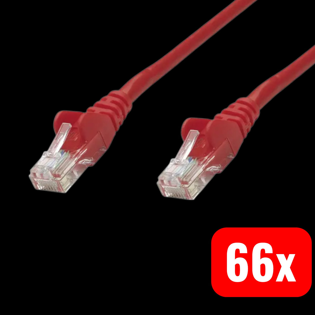 Intellinet Netzwerkkabel Patchkabel RJ45 CAT 6 UUTP 7.50 m 66 STÜCK - 0766623342193