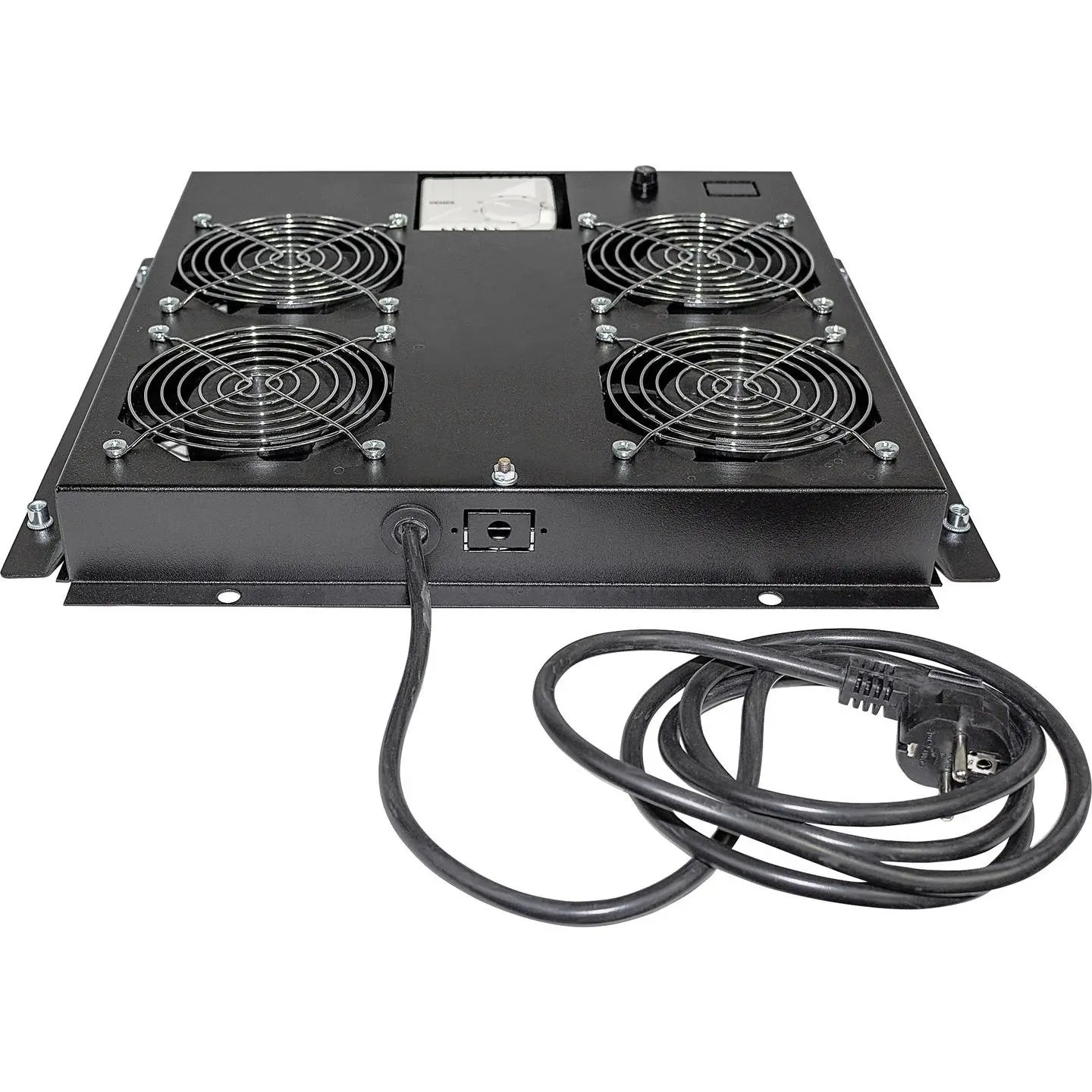 B-Ware Intellinet Kühleinheit Lüfter Ventilator 19 Zoll Netzwerkschrank Schwarz Stahl - 766623712866