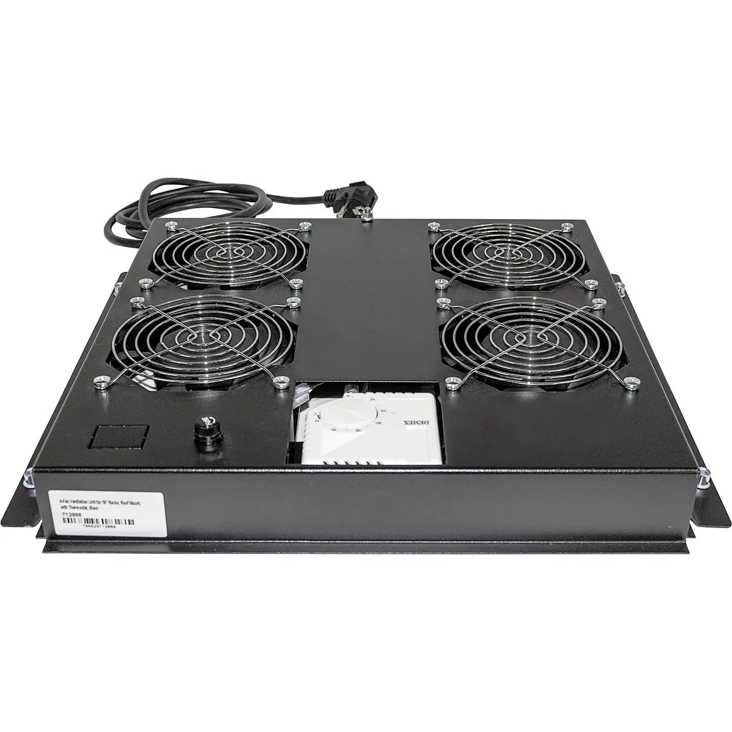 B-Ware Intellinet Kühleinheit Lüfter Ventilator 19 Zoll Netzwerkschrank Schwarz Stahl - 766623712866