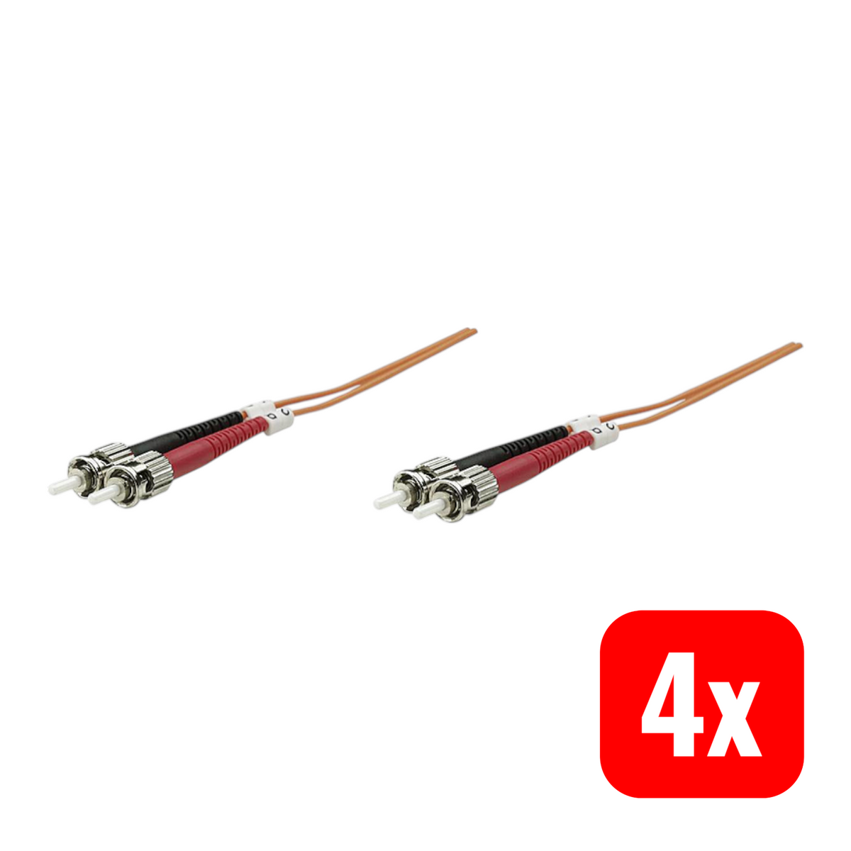 Intellinet Glasfaser LWL Anschlusskabel 62,5/125 µ Multimode OM1 5 m 4 STÜCK - 0766623510325