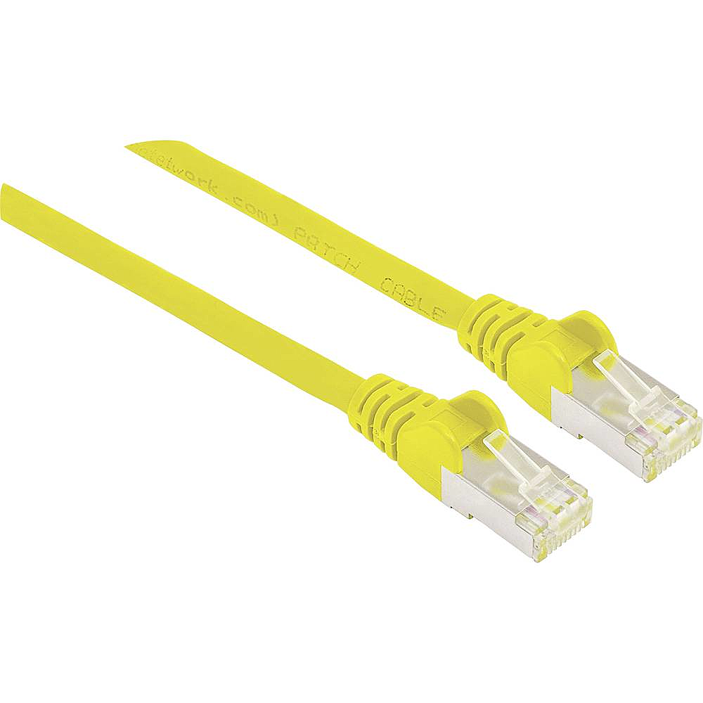 B-Ware Intellinet Rj45 Netzwerk Anschlusskabel Cat 6a S/Ftp 15 M Folienschirm Gelb - 766623741125