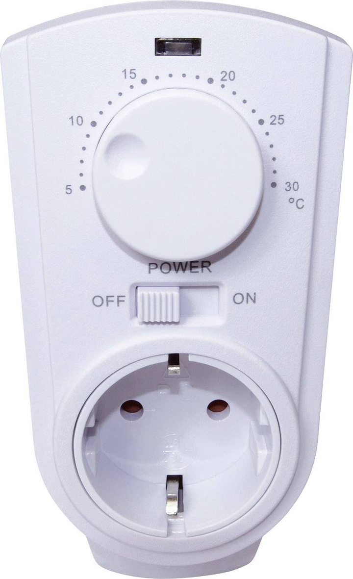 Inter Bär 8141 008.01 Zwischenstecker Raumthermostat Thermostat Temperaturregler B-Ware - 4011644007115