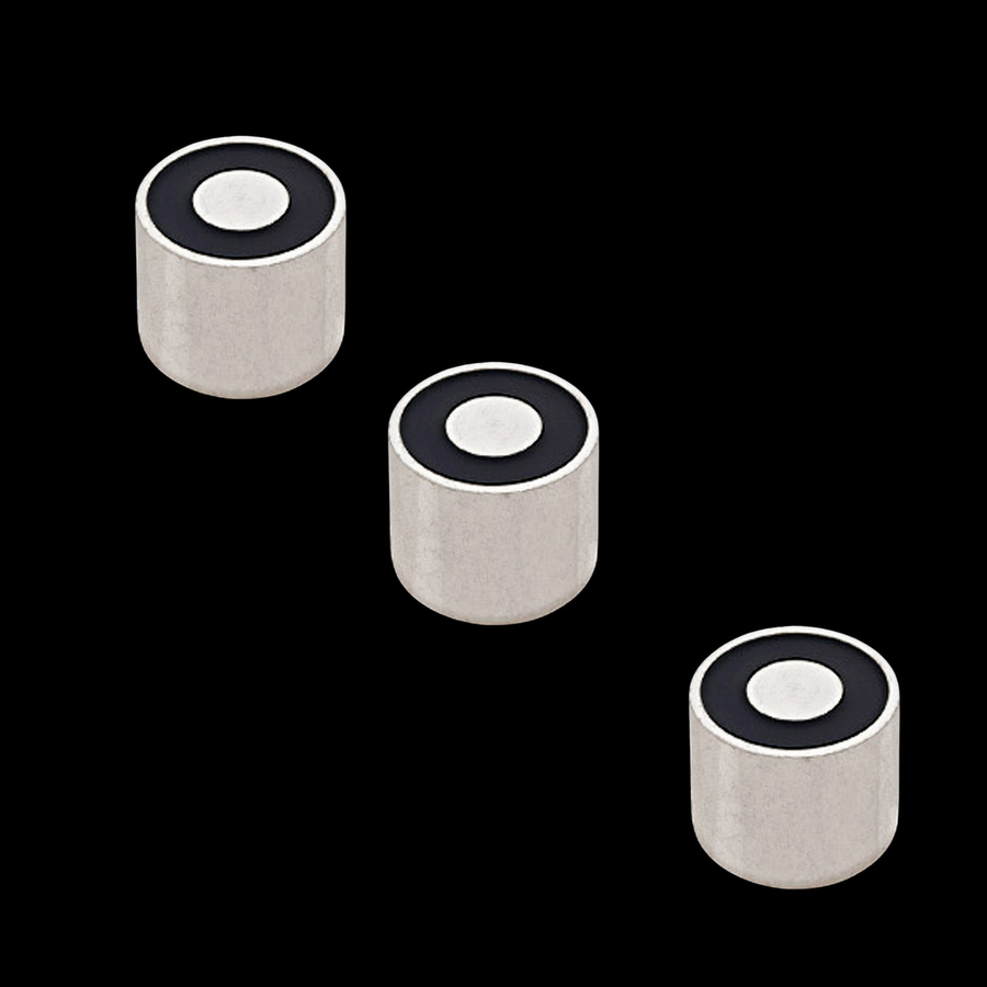 Intertec Elektromagnet Magnetisch (Stromloser Zustand) 25 N 12 3 Stück B-Ware - 2050002366190