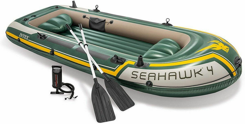 B-Ware Intex Boot Seahawk Set Mit Paddel Und Pumpe Schlauchboot Boot 351 X 145 X 48 Cm - 6941057463513