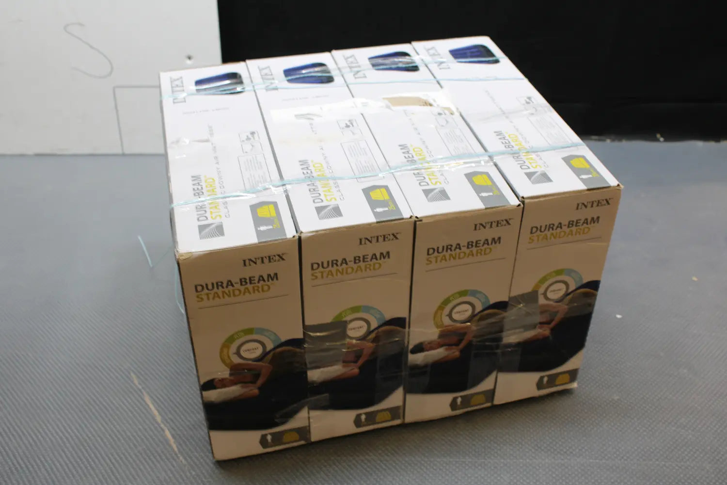 B-Ware Intex 64756 Dura Beam Classic Cot Size Luftbett Luftmatratze Matratze 4 Stück - 6941057412436