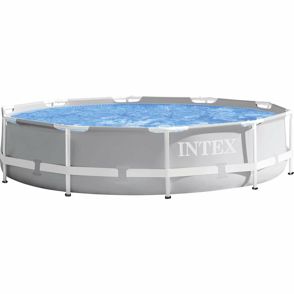 B-Ware Intex Prism Frame Pool 305x76cm Frame Pool Swimmingpool Gartenpool ø 3050 Mm Grau - 6941057414249