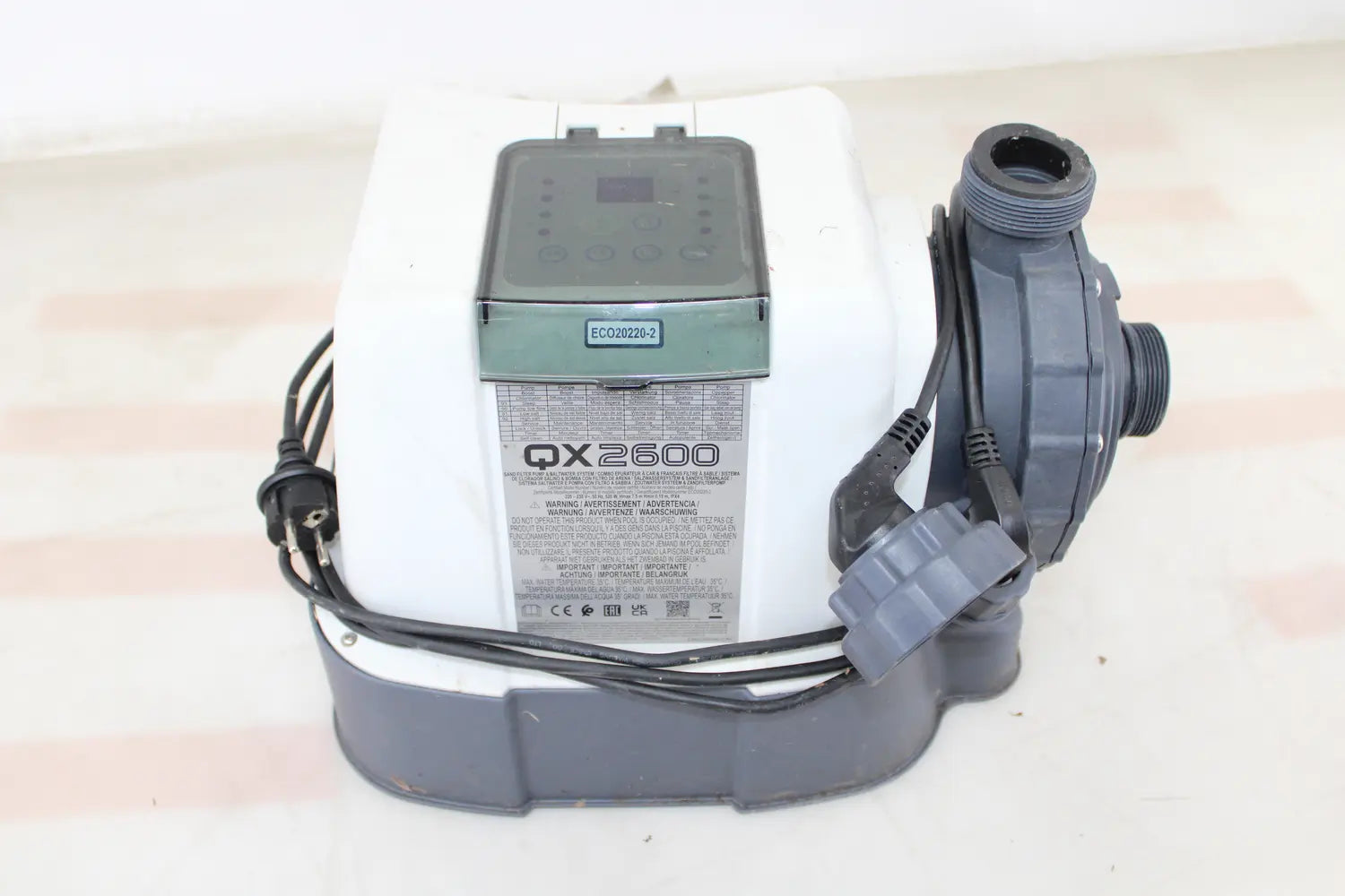 B-Ware Intex Krystal Clear E.C.O. Sandfilteranlage 10000 L/H Poolfilter Siehe Text/Foto - 6941057417868