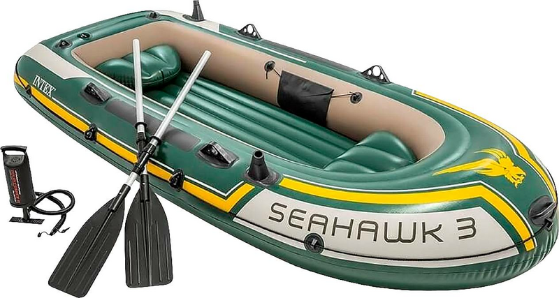 B-Ware Intex Schlauchboot Seahawk 3 Boot Aufblasbar Angelhalterung Lx Bx H 295x137x43 Cm  - 6941057403861